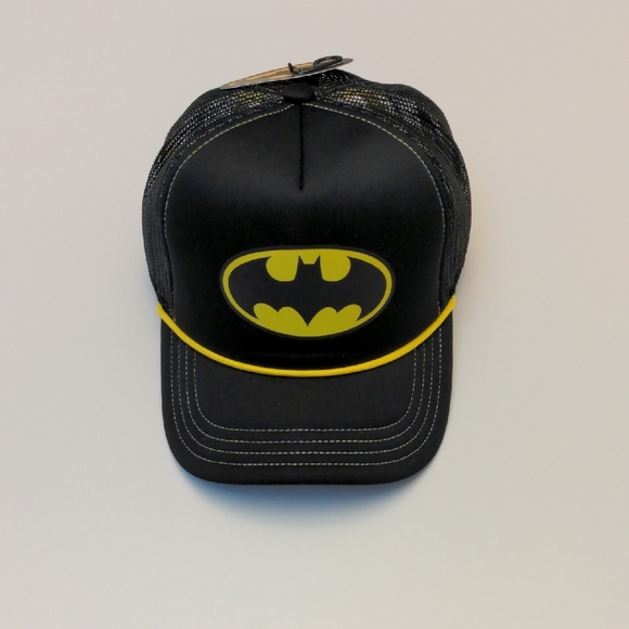 Swag Other - NWT SWAG Batman DC Comics Trucker Hat Adjustable Black Yellow